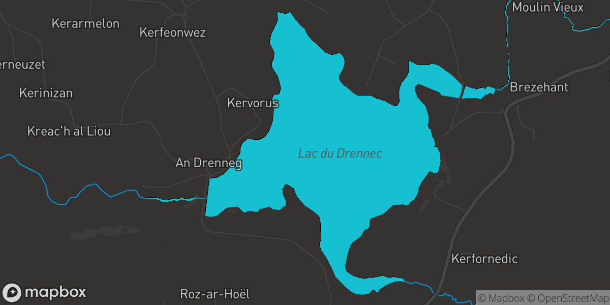 Lac du Drennec (Sizun, Finistère, France)